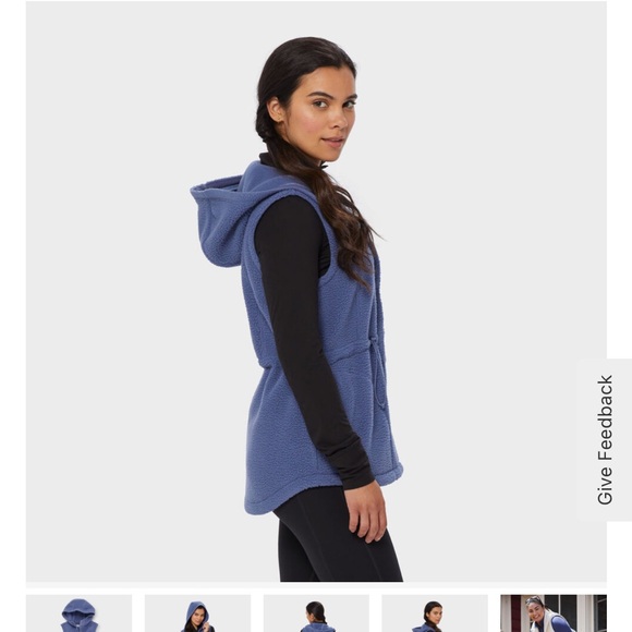 NWT Dusk Blue Sleeveless Fleece Vest - Duluth Trading Co. - Medium - Picture 2 of 8